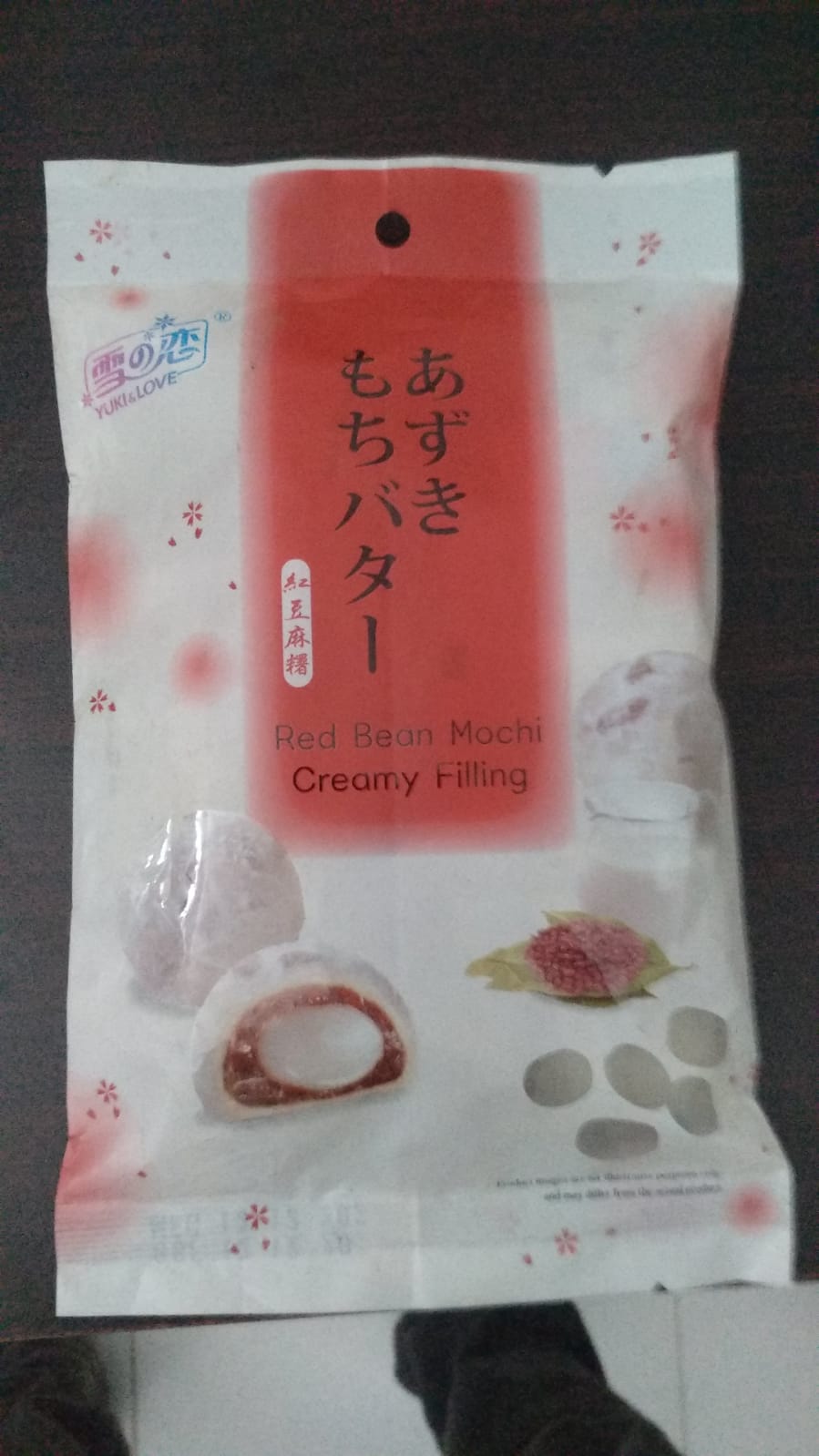 red bean mochi